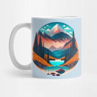 wild camping, adventurer, adventure hiking, design v2 Mug